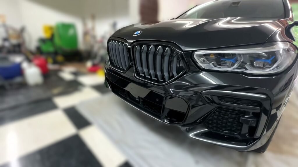 black bmw ceramic coating