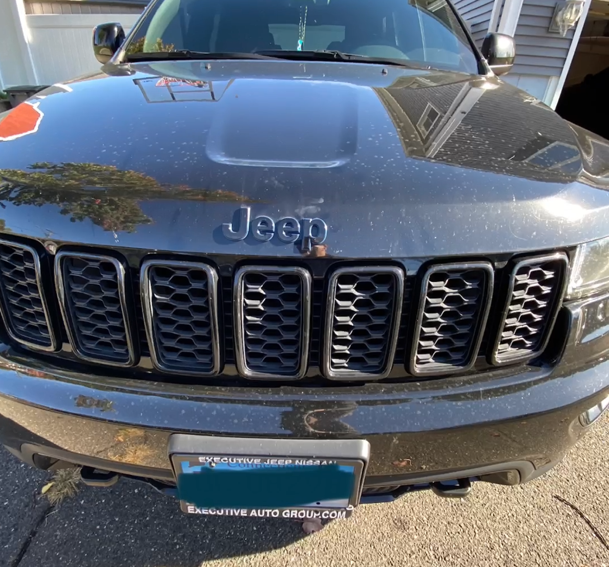Vehicle before exterior detailing
